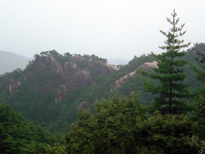 昇仙峡ロープウェイ山頂パノラマ台より